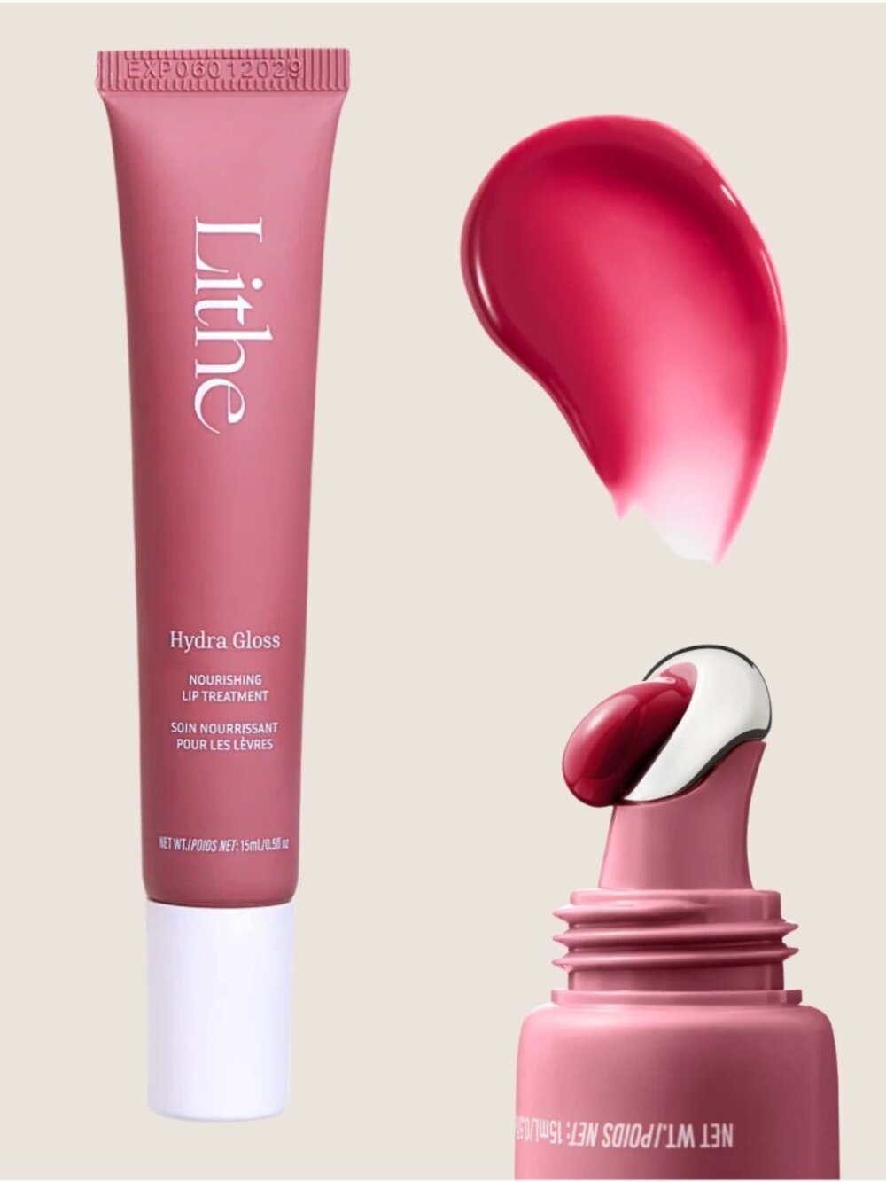 Lithe Hydra Gloss Plush Lip Treatment 15ml New Sealed High Shine